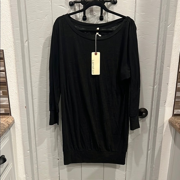 Dresses & Skirts - Lanston Black Women's Shirt Dress NWT